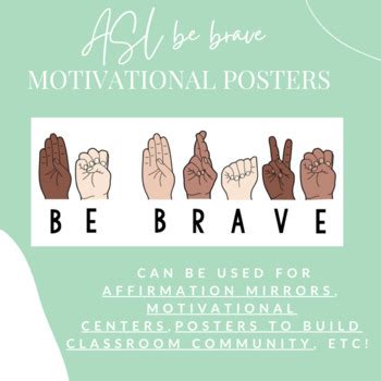 ASL Motivational Poster (FREE SAMPLE) by msthiemeteaches | TpT