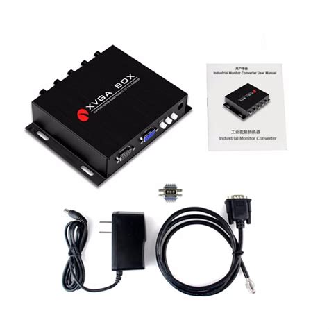 XVGA Box RGB MDA CGA EGA to VGA signal Converter Portable Industrial ...