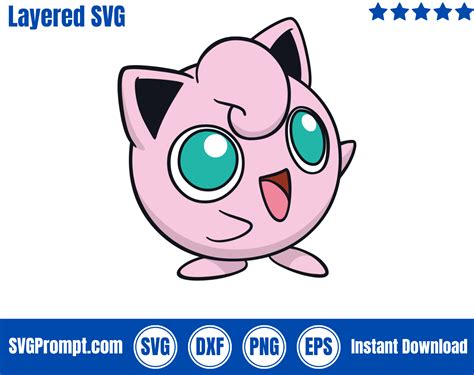 Pikachu Svg Bnew Pokemon Jigglypuff Svg Bundle Svg Png Dxf Clipart
