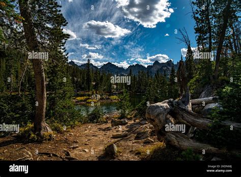 First Pond At Alice Lake In Idahos Sawtooth Wilderness Stock Photo Alamy