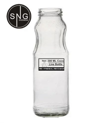 Ml Choco Line Glass Bottle For Beverage At Rs Piece In