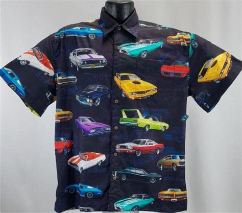 Muscle Car Hawaiian Shirt