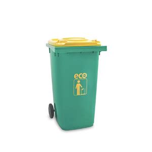 Jual Atari Kotak Tempat Sampah Liter Roda Eco Dustbin Green