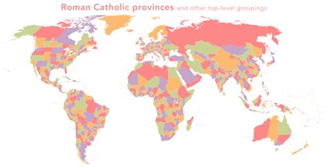 File Roman Catholic Provinces And Top Level Groupings Png Wikimedia Commons