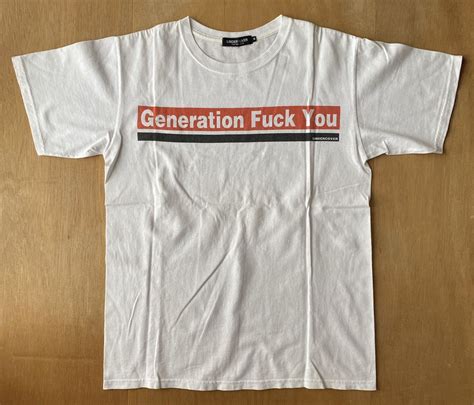 UNDERCOVER GENERATION FUCK YOU 復刻 Tシャツ 白 Mサイズ Mサイズ 売買されたオークション情報yahoo