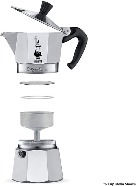 Bialetti 3 Cups 130ml Moka Express Stove Top Espresso Maker Creative Coffee