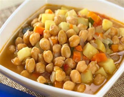 Receta De Cocido De Garbanzos Con Verduras