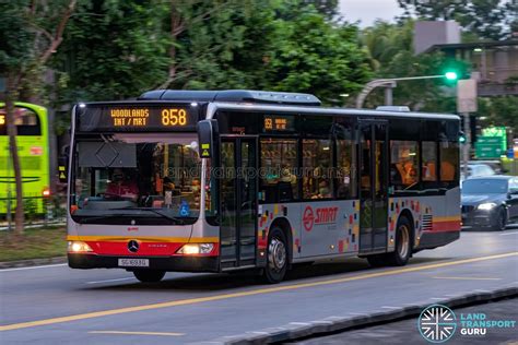 Bus 858 SMRT Buses Mercedes Benz Citaro SG1693G Land Transport Guru