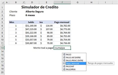 Como Utilizar Nombres De Rango En Las Fórmulas De Excel