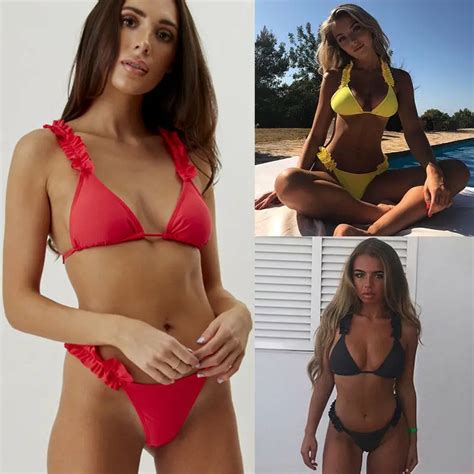 Sexy Woman Swimwear Bikini Set Push Up Padded Bra Bathing Suit Swimsuit Bikini Set Aliexpress