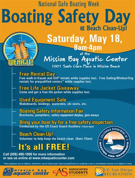 Mission Bay Aquatic Center Blog Kick Off The Summer Boating Season At Boating Safety Day