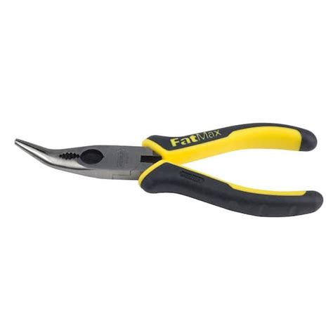 Stanley FatMax 6 3 8 In Bent Long Nose Plier With Cutter 89 871 The