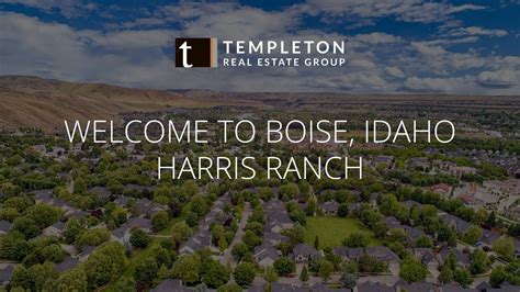 Boise Idaho Community Aerial Map Harris Ranch Youtube