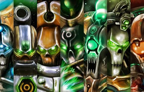 Wallpaper Warhammer 40 000 Necrons Lord Necron For Mobile And Desktop Section фантастика