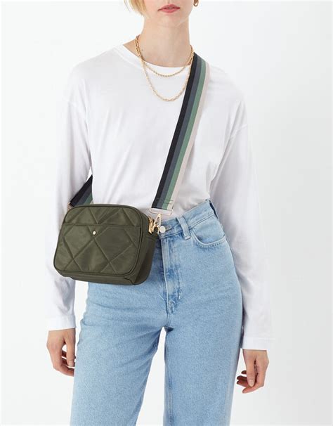 Nylon Quilted Cross Body Bag Crossbody Bags Accessorize Uk