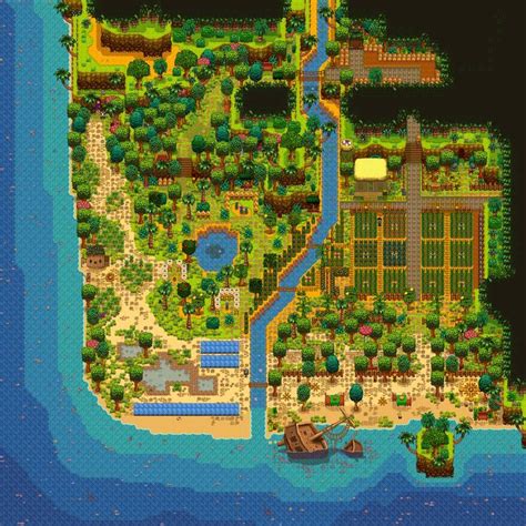 Stardew Valley Ginger Island Farm Layout Perfection Stardew