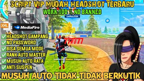 Script Auto Headshot Ff Terbaru Magic Bullet No Recoil Aim Lock