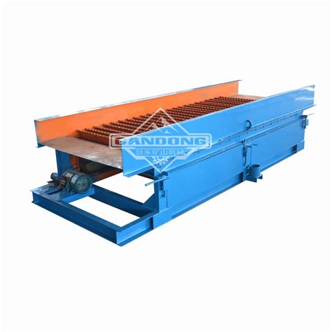 Vibrating Sluice Box For Alluvial Gold Processing Plant Trommel Washing