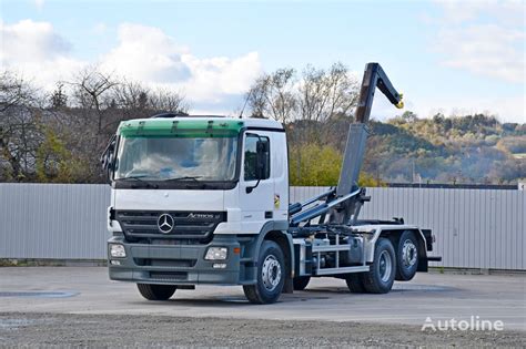 Mercedes Benz Actros Abrollkipper Top Zustand Hook Lift Truck