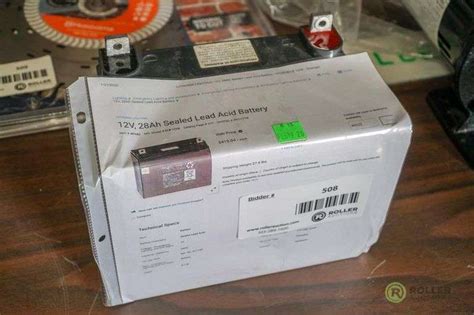 Lithonia ELB 1228 Sealed Lead Acid Battery - Roller Auctions