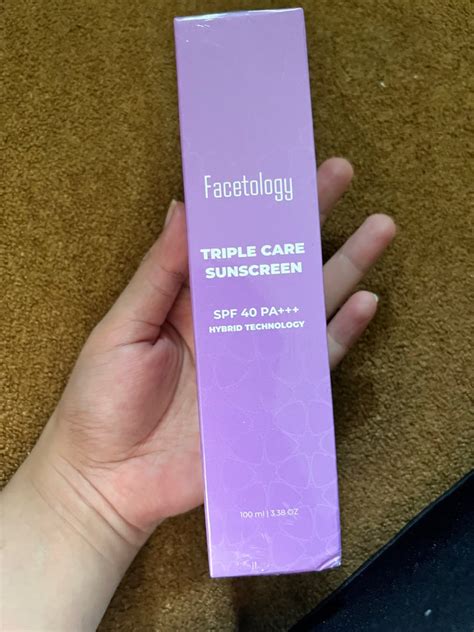 Facetology Triple Care Sunscreen On Carousell