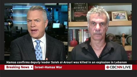 Cbc News Network S Andrew Nichols Speaks With Former Israeli Intelligence Official Avi Melamed