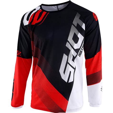 Maillot Cross DEVO ULTIMATE SHOT Noir Rouge MOTO AXXE FR Maillot Cross