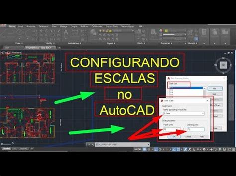 Autocad Configurando Escala No Autocad Configuring Scale In Autocad