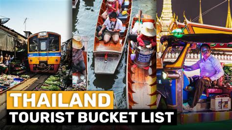 Thailand Must Try Activities In Thailand For All Tourists