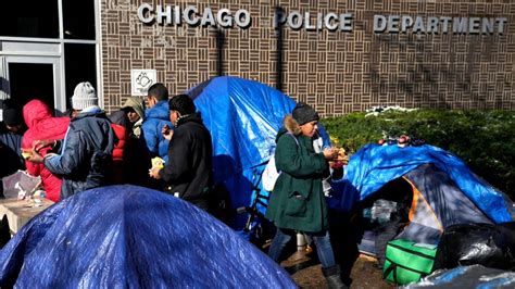 Crisis en Chicago migrantes luchan contra el frío extremo Notigram