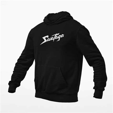 Savatage Hoodie, Savatage Logo Black Hoodie, Progressive Metal ...