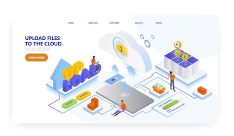 Télécharger Des Fichiers Sur Le Stockage En Nuage Conception De La Page