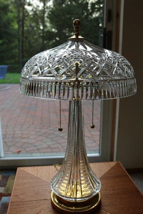 Waterford Crystal Table Lamp Berkshire Excellent Condition 1728907392