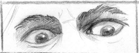 Eyes Looking Down Drawing at PaintingValley.com | Explore collection of ...