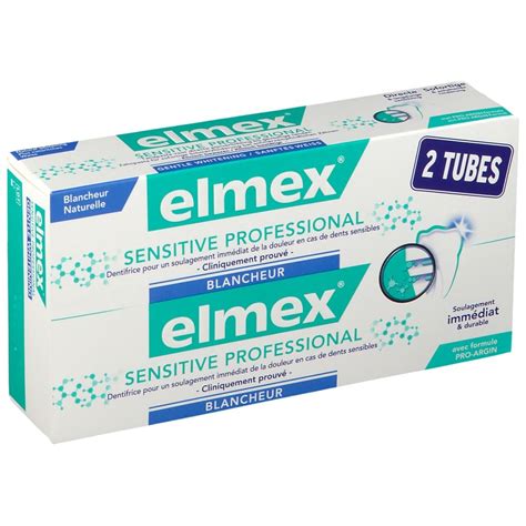 elmex SENSITIVE PROFESSIONAL plus sanftes Weiß Zahnpasta 2x75 ml