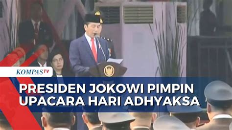 Pimpin Upacara Hari Adhyaksa Presiden Jokowi Ke Aparat Hukum Jangan