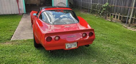 3rd Gen Red 1980 Chevrolet Corvette Automatic For Sale Corvettecarplace
