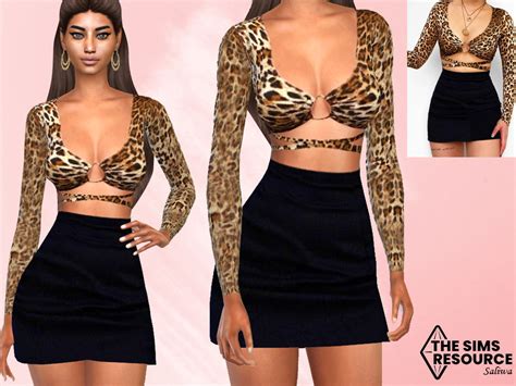 The Sims Resource High Waisted Black Skirt