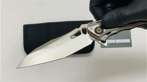 Couteau Dcpt Tano Titanium M390 Par Ckf Knives Et Aleksey Konygin