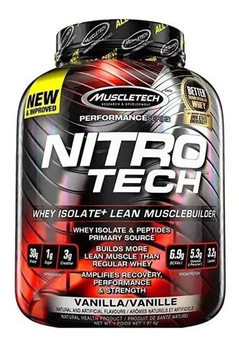 Proteina Muscletech Nitro Tech Whey Protein Lbs Vainilla Env O Gratis