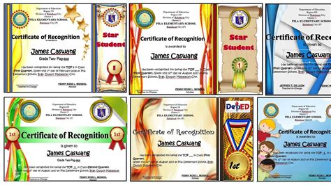 Certificates | DepEd Tambayan | Classroom certificates, Certificate of recognition template ...