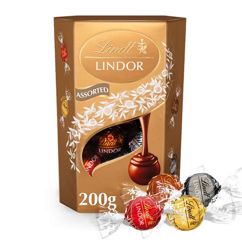 Lindt Lindor Assorted Chocolate Truffles Box 200g Lindt Shop Uk