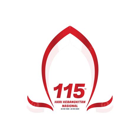 Logo Gambar Hd Hari Kebangkitan Nasional Harkitnas Ke 115 Vektor Logo