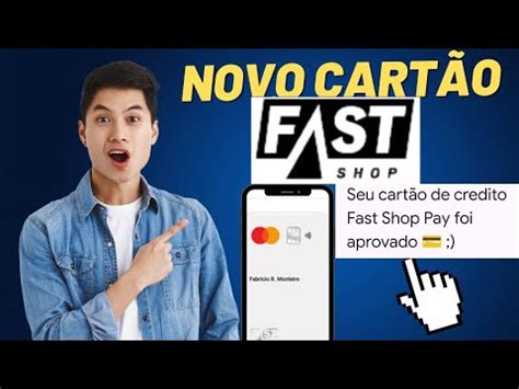 Novo Cartão Exclusivo FAST SHOP PACERIA ITAÚ SENTEI DEDO CONFIRA