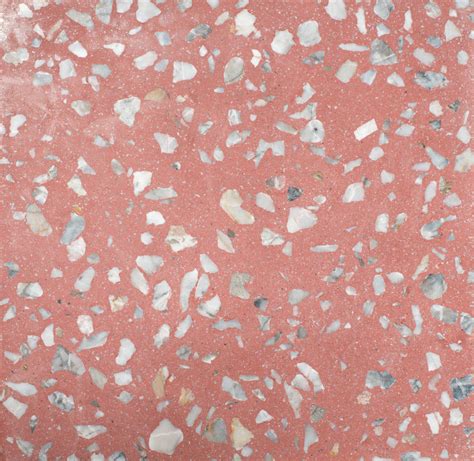 Terrazzo Véritable Couleur Terracotta Arborescence Sud Ouest