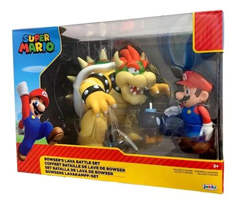 Bowser Batalla De Lava Super Mario Lic Nintendo Collectoys