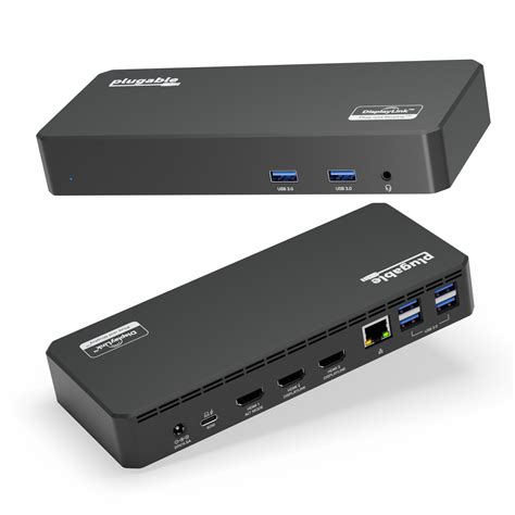 Plugable Usb C Triple Display Docking Station With Charging Support