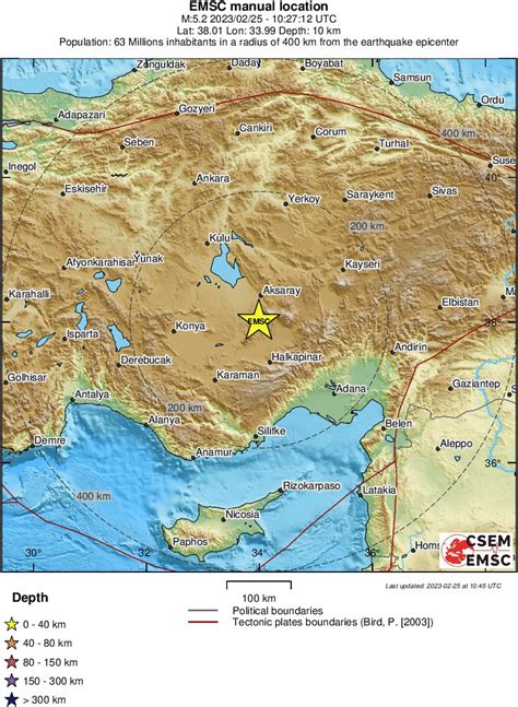 Cutremur Moderat Cu Magnitudinea De 5 2 5 3 Grade In Centrul Turciei