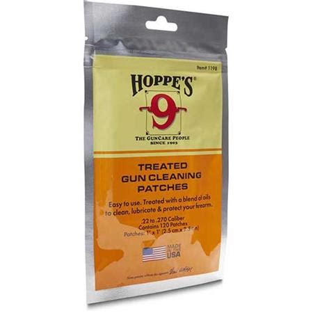 Hoppe S Treated Gun Cleaning Patch 22 270 Caliber 1198 Adorama