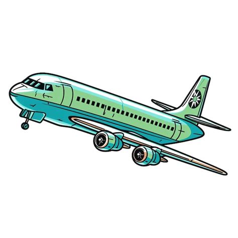 Premium Ai Image Illustration Of Airplane